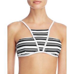 MINKPINK Show Your Stripes High Neck Bikini Top